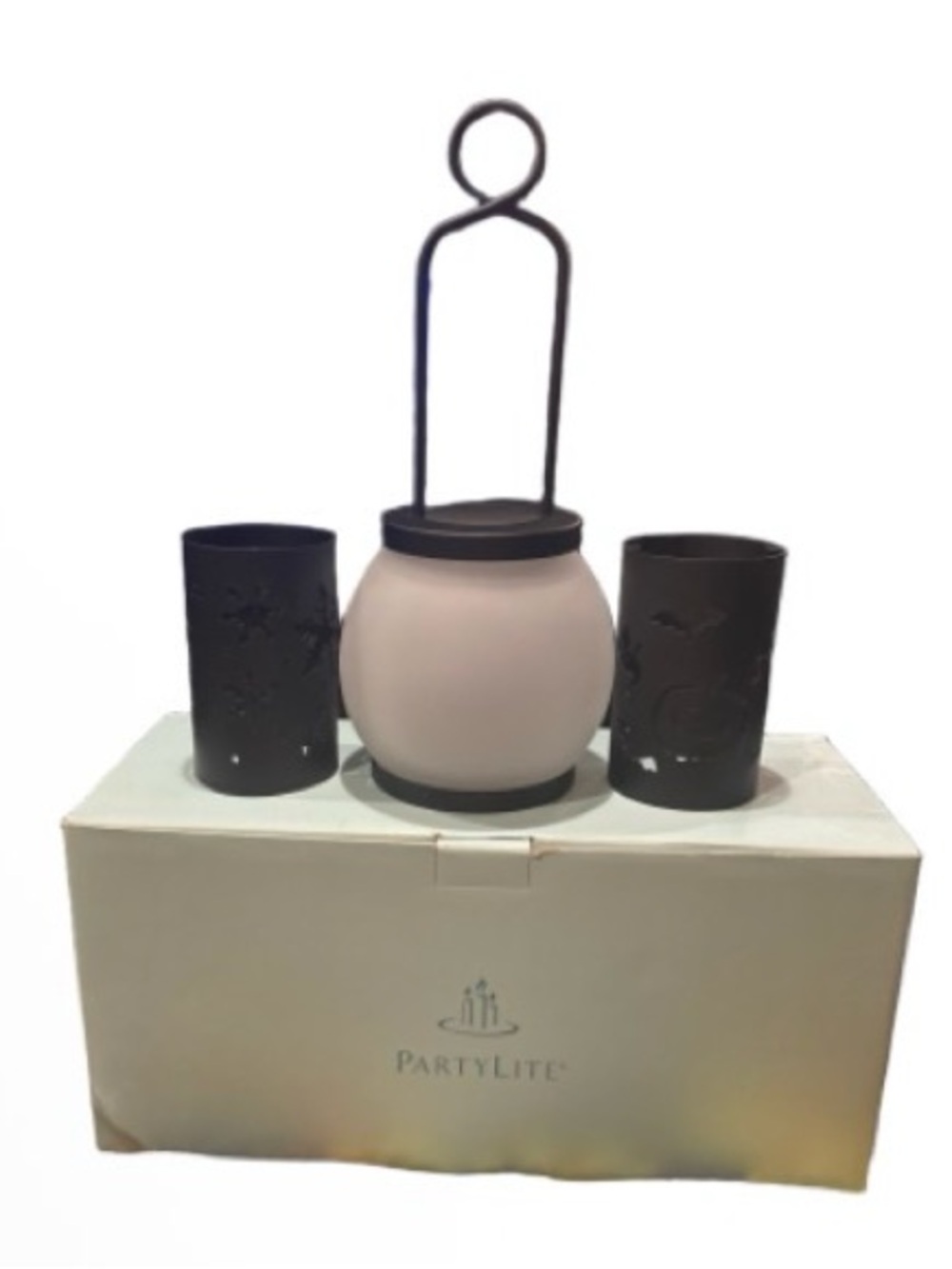 PartyLite change O Lantern Candle Holder Set